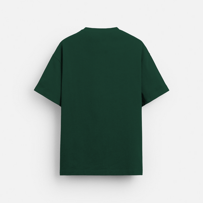 Bottle Green Plain - Oversized Classic T-Shirt