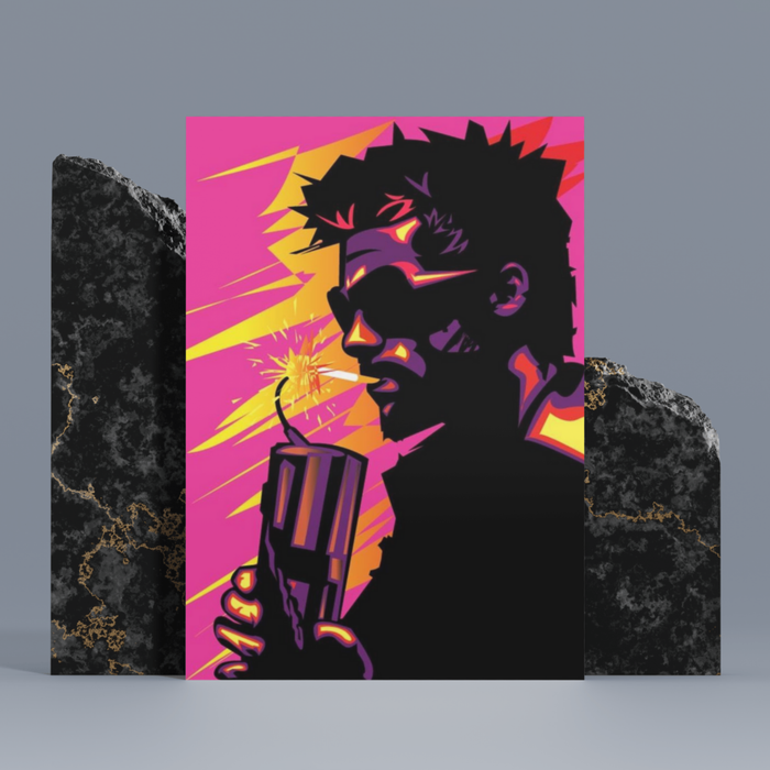 Fight Club | A3 Poster | Neon Chaos
