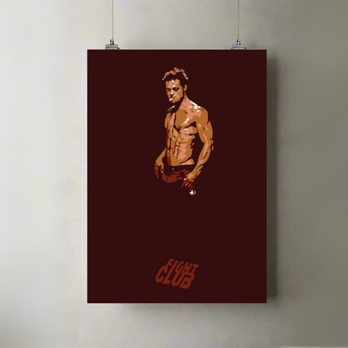 Fight Club | A3 Poster | Bold Cartoon Energy