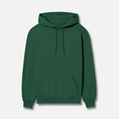 Forest Calm | Plain Solid | Bottle Green Hoodie