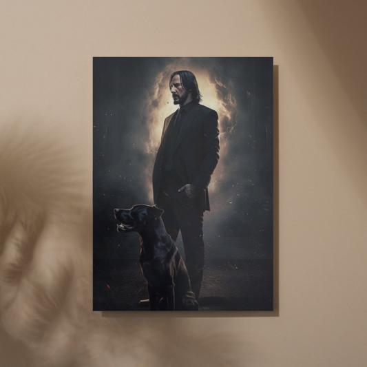 John Wick | The Dog | Premium Metal Poster