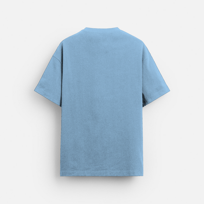 Soft Blue | Oversized T-Shirt | Minimal Plain