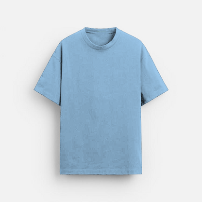Light Blue Plain - Oversized Classic T-Shirt
