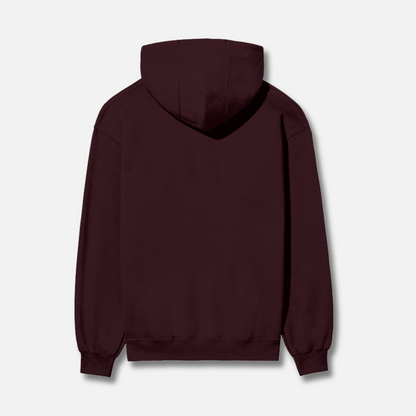 Bold and Timeless | Plain Solid | Maroon Hoodie