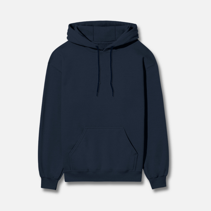 Navy Blank Canvas | Hoodie | Solid Deep Navy