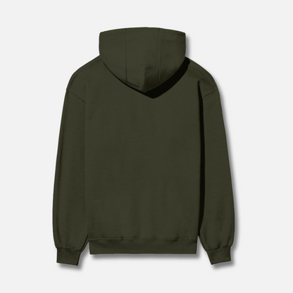 Earthy Vibes | Plain Solid | Olive Green Hoodie