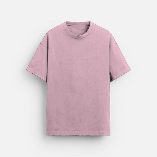Pink Plain - Oversized Classic T-Shirt