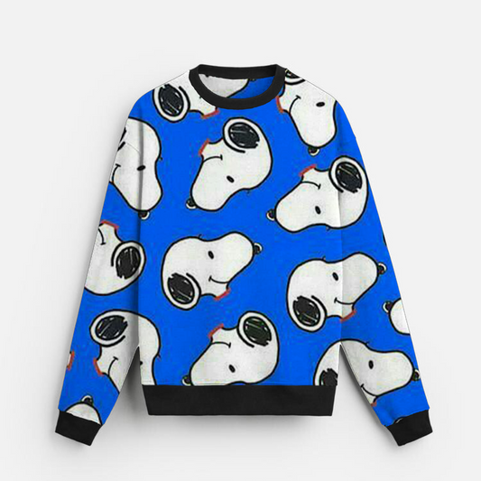SnoozePup | ChillVibes | Skybound | Blue Sweatshirt