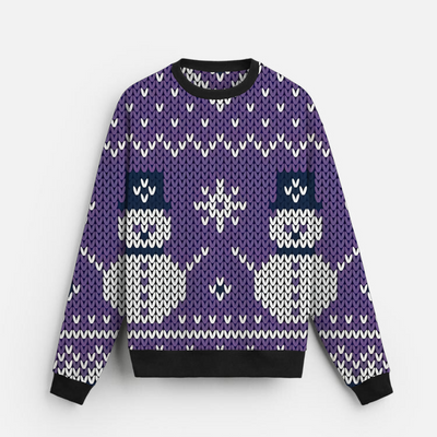 Snowman Dance | Sweatshirt | Purple Cozy