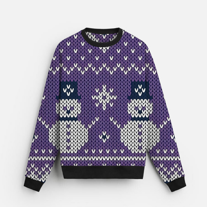 Snowman Dance | Sweatshirt | Purple Cozy