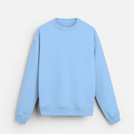Cool Comfort | Effortless Style | Baby Blue Sweatshirt