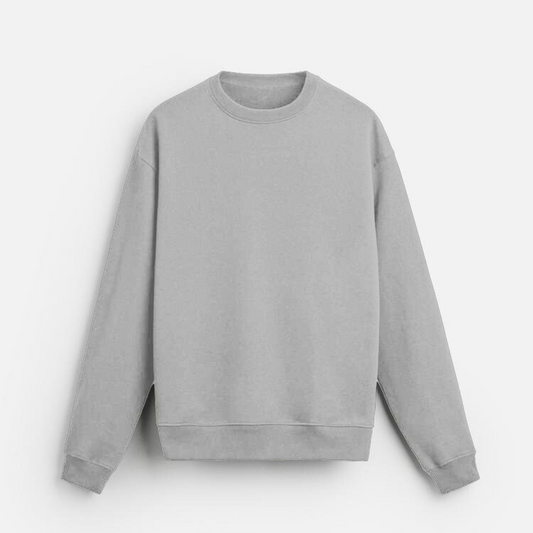 Versatile Comfort | Everyday Wear | Grey Sweatshirt