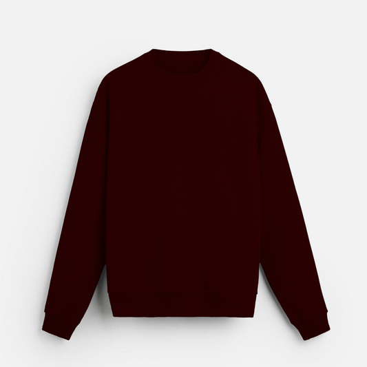 Timeless Sophistication | Everyday Comfort | Maroon Sweatshirt
