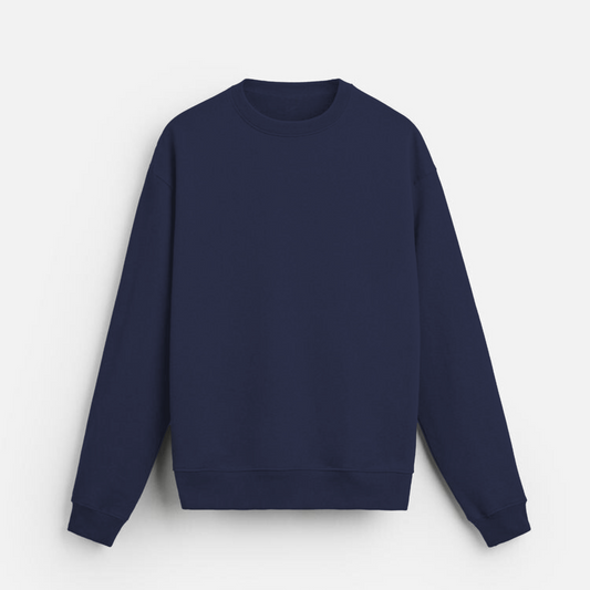Effortless Sophistication | Everyday Comfort | Navy Blue Sweatshirt