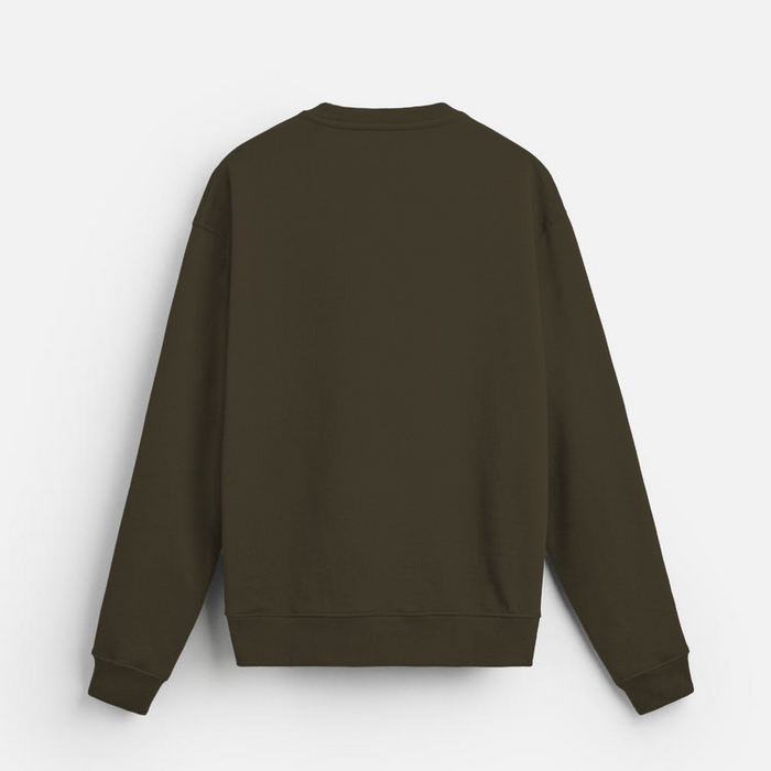 Olive Quiet | Sweatshirt | Oversized