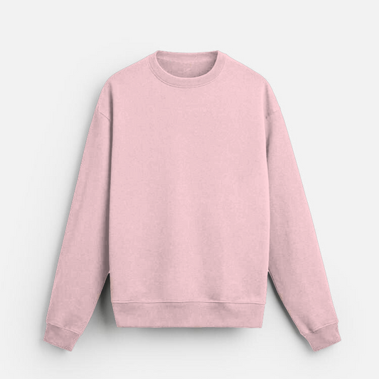 Soft & Stylish | Classic Comfort | Baby Pink Sweatshirt