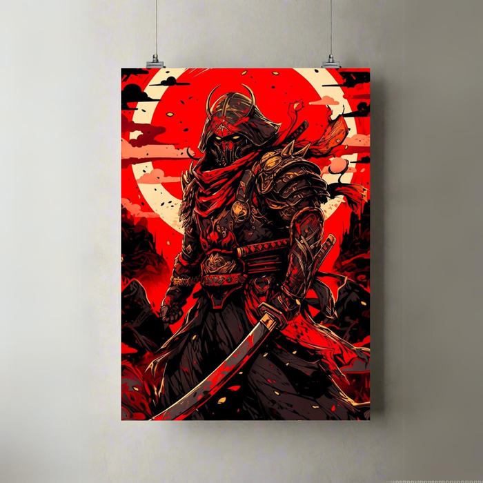 Warrior | A3 Poster | Bold Statement Art