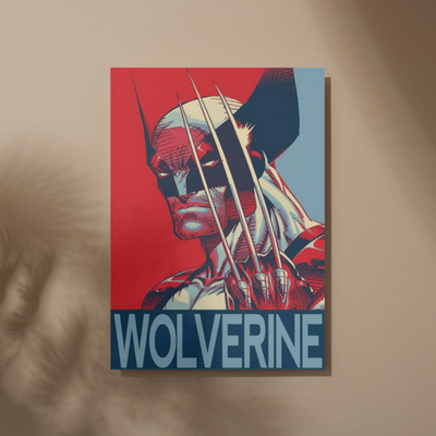 Wolverine | Metal Poster | Bold Wall Art