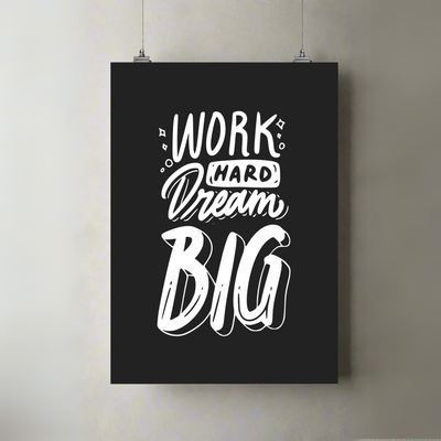 Main Character Energy | A3 Poster | Bold Typography
