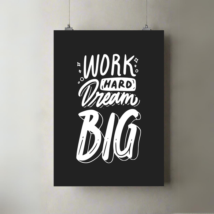 Main Character Energy | A3 Poster | Bold Typography