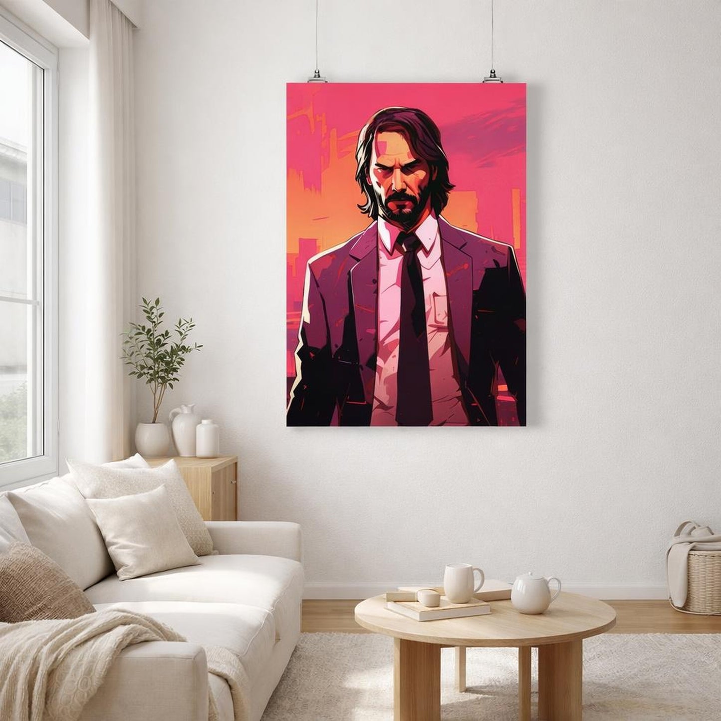 John Wick | A3 Poster | Cult Classic Vibes · front view