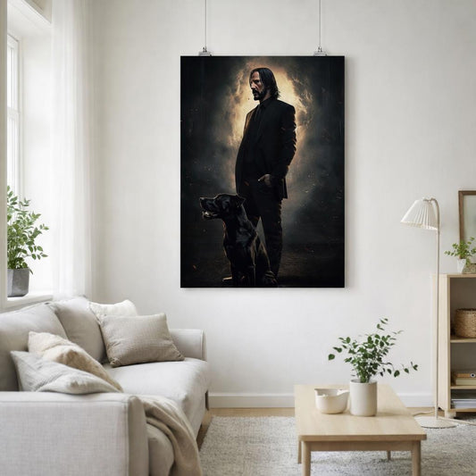 John Wick | The Dog | A3 Poster · front view