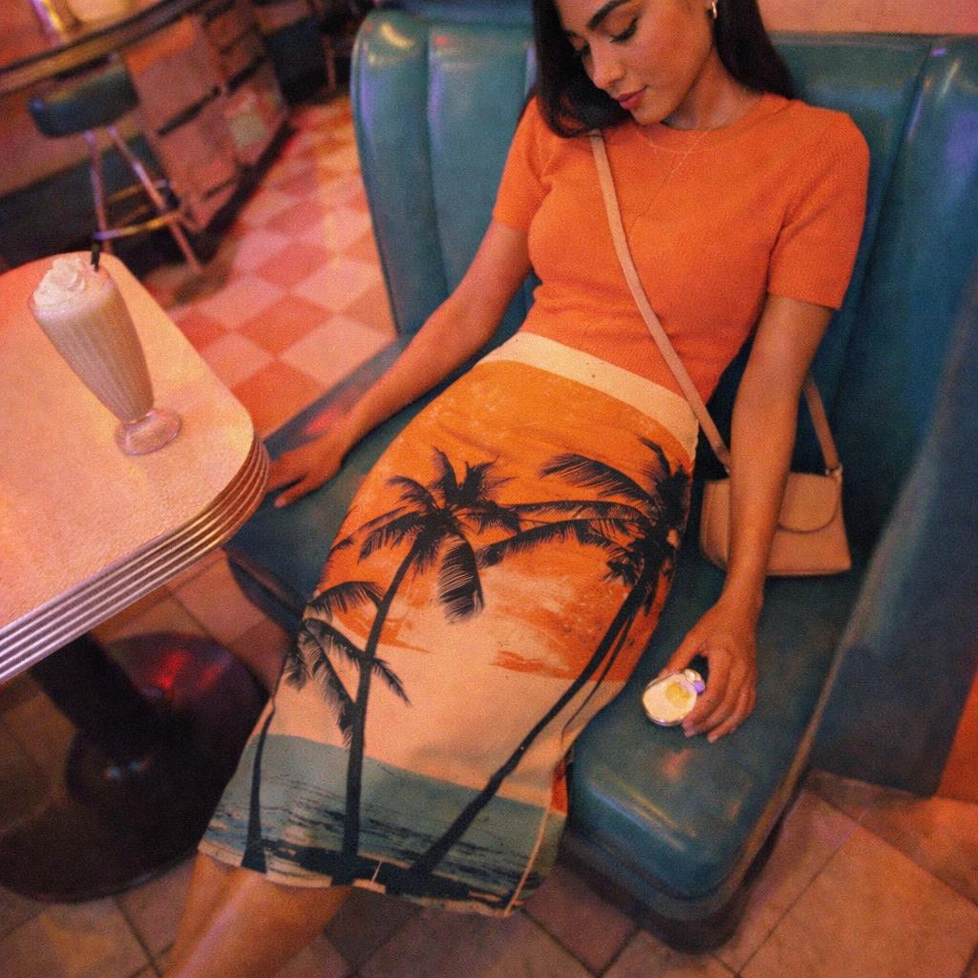 Tropical Sunset | Pencil Skirt | High Waist — lifestyle