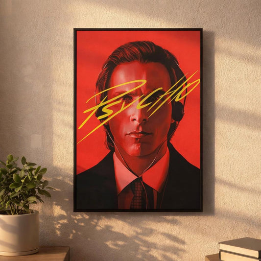 American Psycho | A3 Poster | Cult Classic Vibes — design detail
