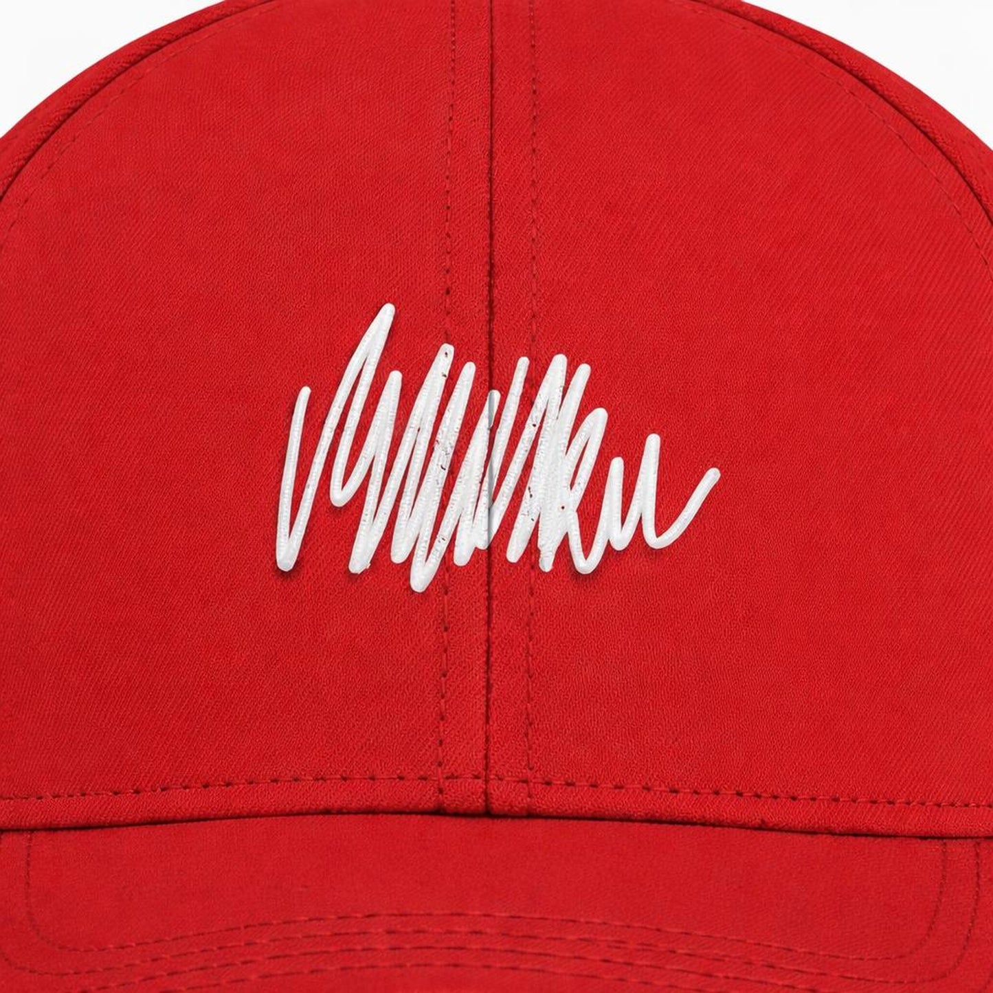 Vivienne Script | Sports Cap | Red Embroidered · lifestyle