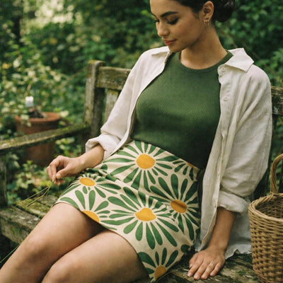Hari Phool | Mini Skirt | Floral Print · lifestyle