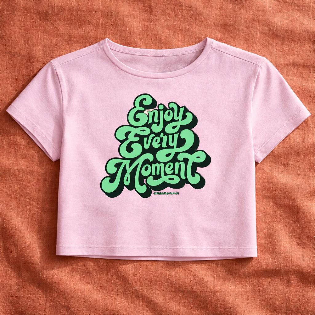 Leaf It All Behind | Baby Tee | Green Tree Graphic