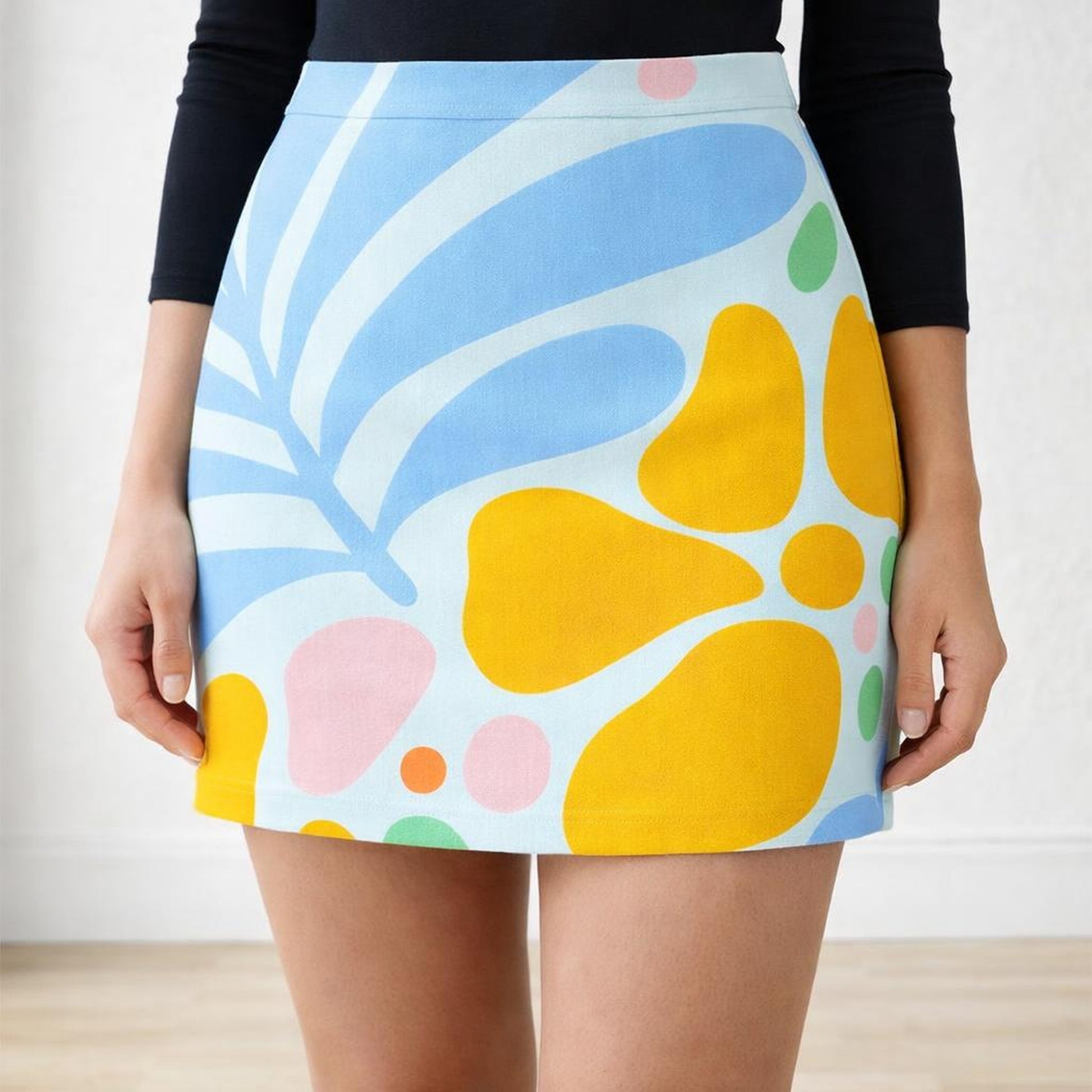 Candy Splash | Mini Skirt | Abstract Pop — design detail
