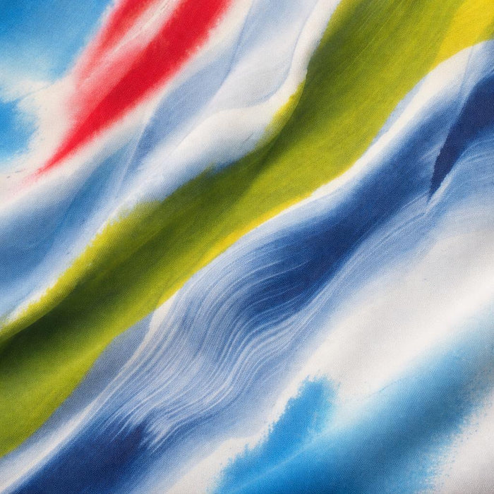 Summer Vibes | Tube Top | Blue, Green & Yellow Abstract