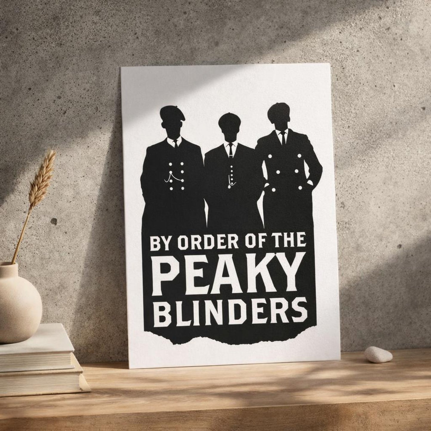 Peaky Blinders | A3 Poster | Black & White Icons — lifestyle