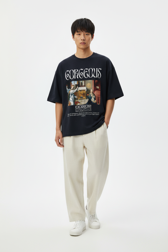 Professional lifestyle photo of Gorgeous - Terry Oversized T-Shirt